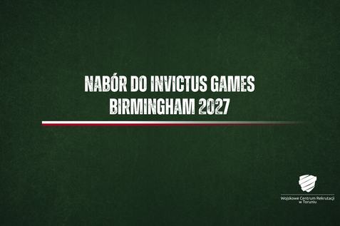 NABÓR DO INVICTUS GAMES BIRMINGHAM 2027